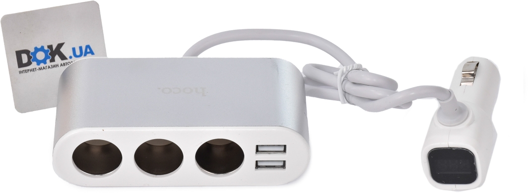 

Разветвитель прикуривателя с USB Hoco Z13 78729