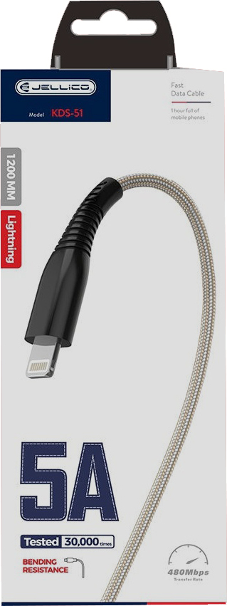 

Кабель Jellico KDS-51 RL057341 USB - Apple Lightning 1,2 м