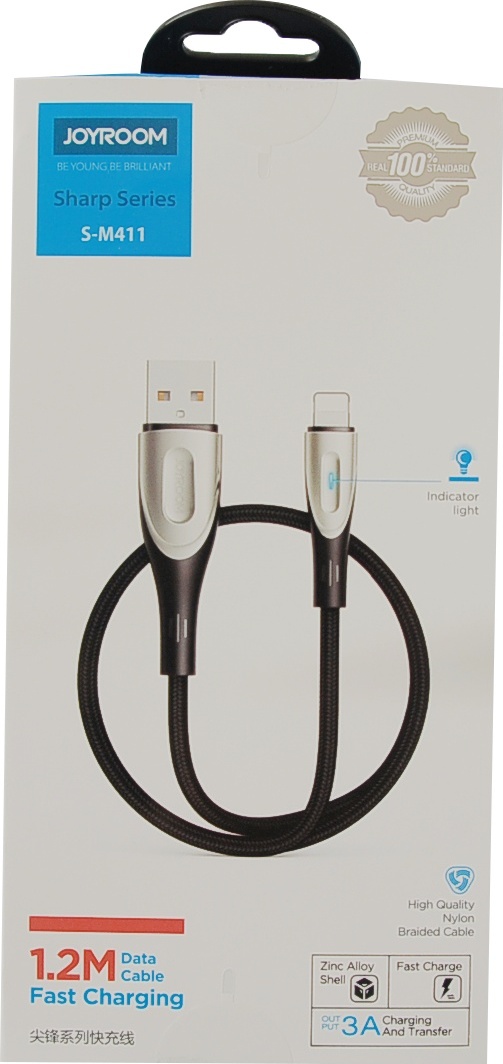 

Кабель Joyroom Sharp S-M411 RL058038 USB - USB type-C 1,2 м