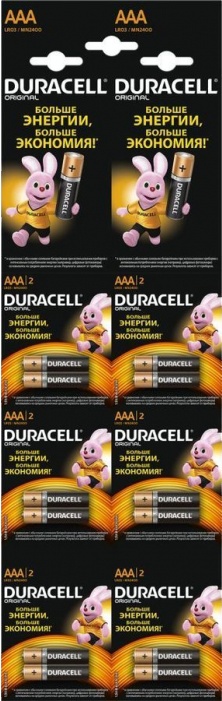 

Батарейка Duracell RL039239 AAA (мизинчиковая) 1,5 V 12 шт