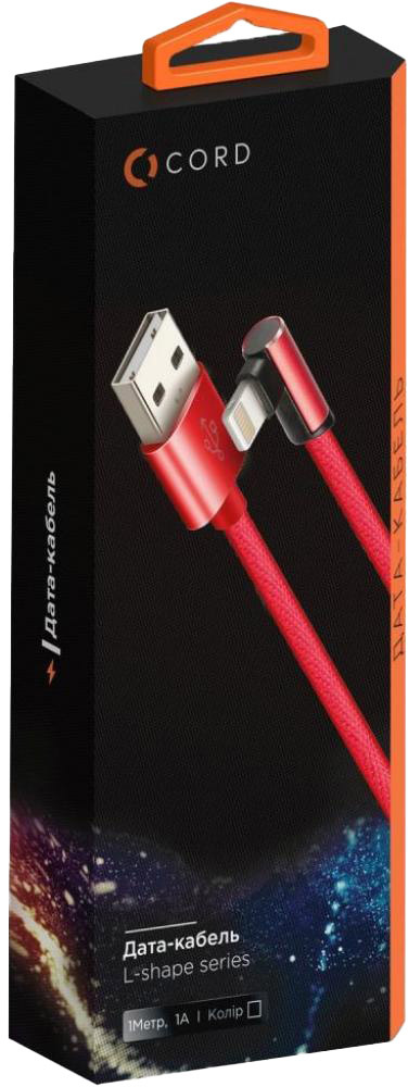 

Кабель Cord CDC-L1-2R USB - Apple Lighting 1 м