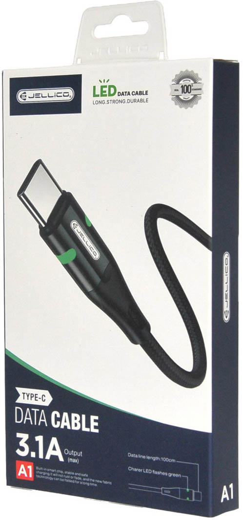 

Кабель Jellico A1 RL064426 USB - USB type-C 1 м