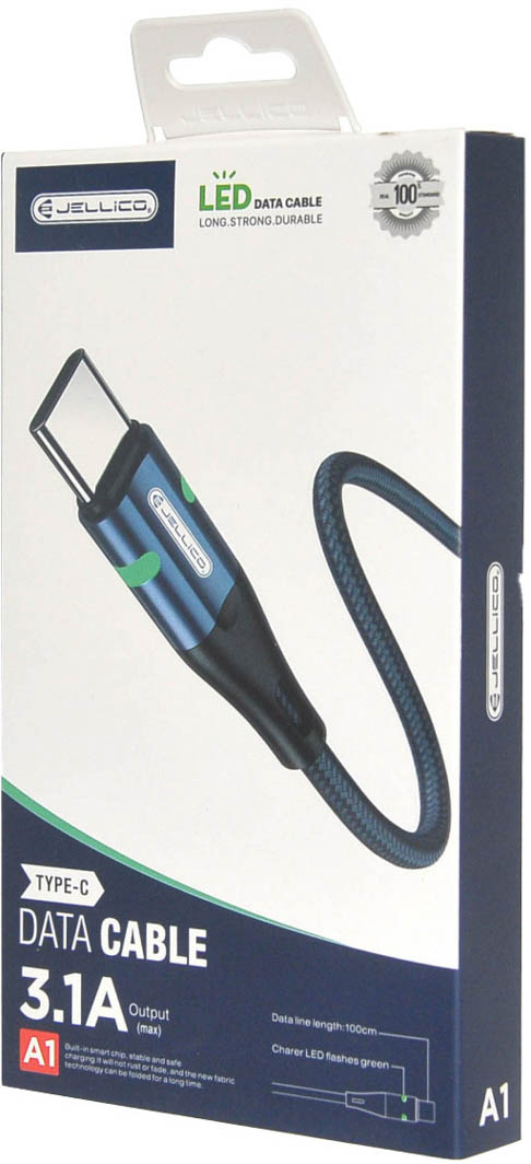 

Кабель Jellico A1 RL064427 USB - USB type-C 1 м