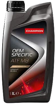 

Трансмиссионное масло Champion OEM Specific ATF MB синтетическое 8206009