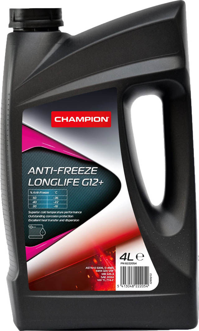 

Концентрат антифриза Champion Anti-Freeze Longlife G12+ розовый 8222054