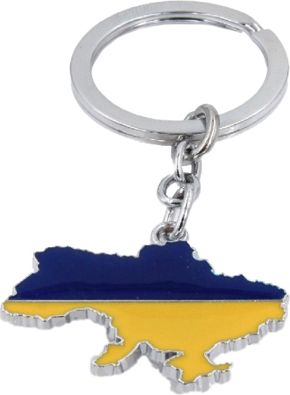 

Брелок Zaryad синий + желтый ukraine