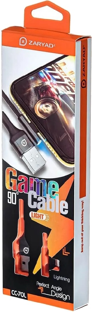 

Кабель Zaryad Game Cable CC-70L USB - Apple Lightning 1 м