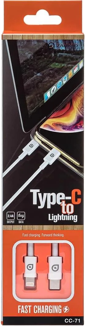 

Кабель Zaryad CC-71T Apple Lightning - USB type-C 1 м