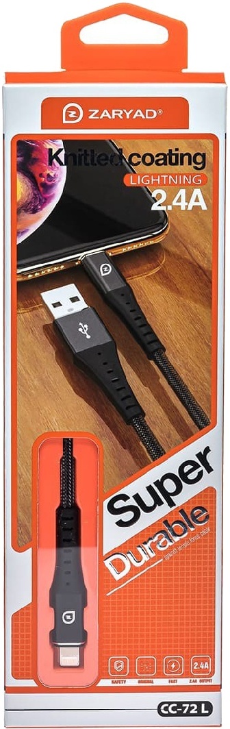 

Кабель Zaryad Super Durable CC-72L USB - Apple Lightning 1 м