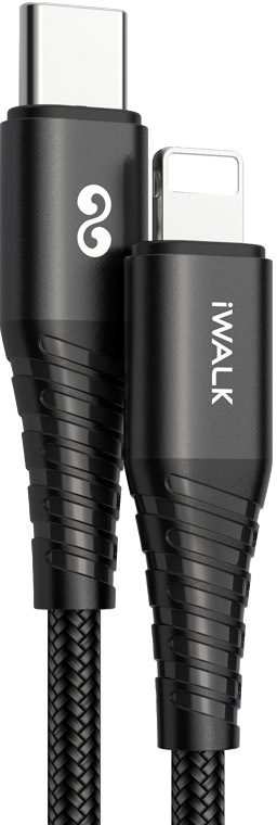 

Кабель iWalk CST024CIP Apple Lightning - USB type-C 1 м