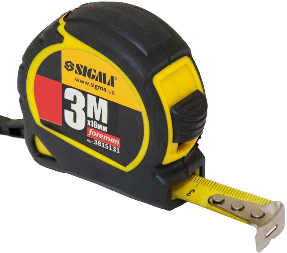 

Рулетка Sigma Foreman 3815131 3 м