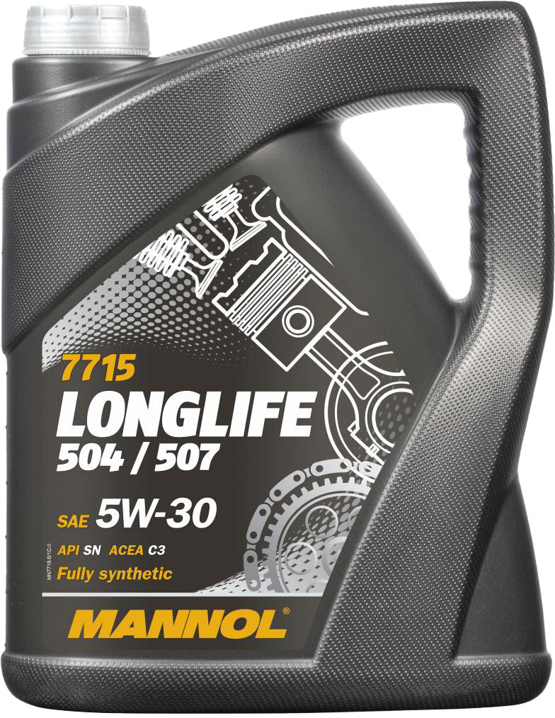 

Моторное масло Mannol Longlife 504/507 5W-30 синтетическое MN7715-5