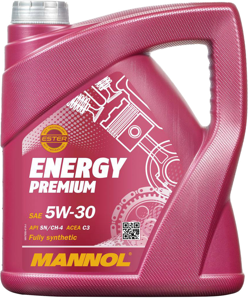 

Моторное масло Mannol Energy Premium 5W-30 синтетическое MN7908-4