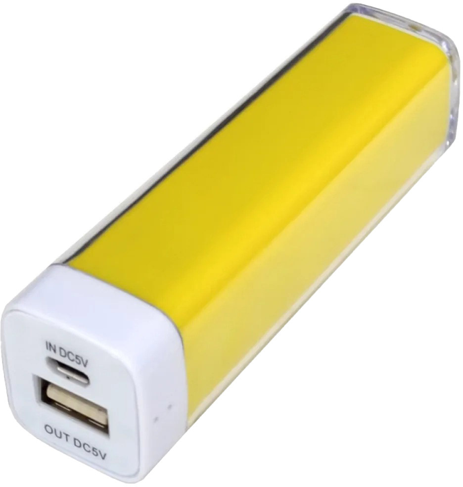 

Повербанк DOCA D-Lipstick 2600 mAh 1111015YELLOW