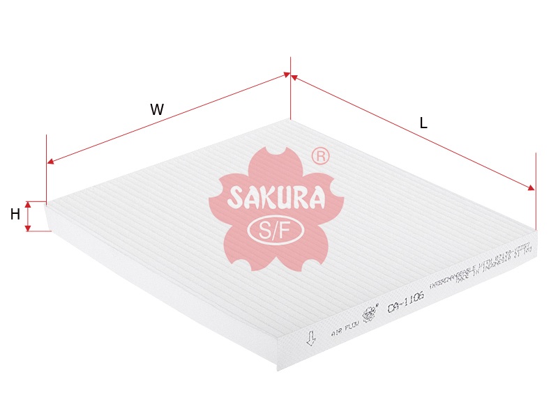 

Sakura CA1106 Фильтр салона