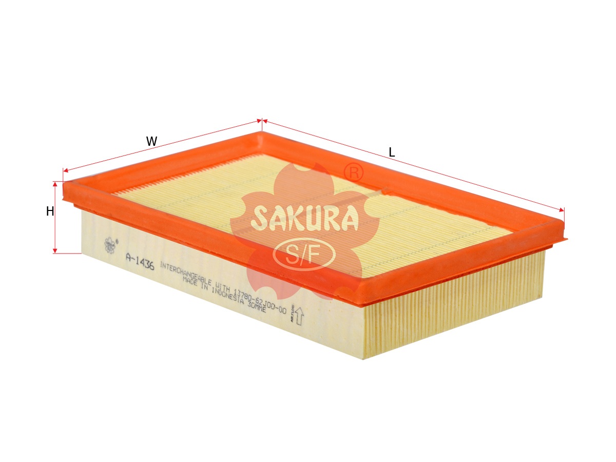 

Sakura A1436 Воздушный фильтр