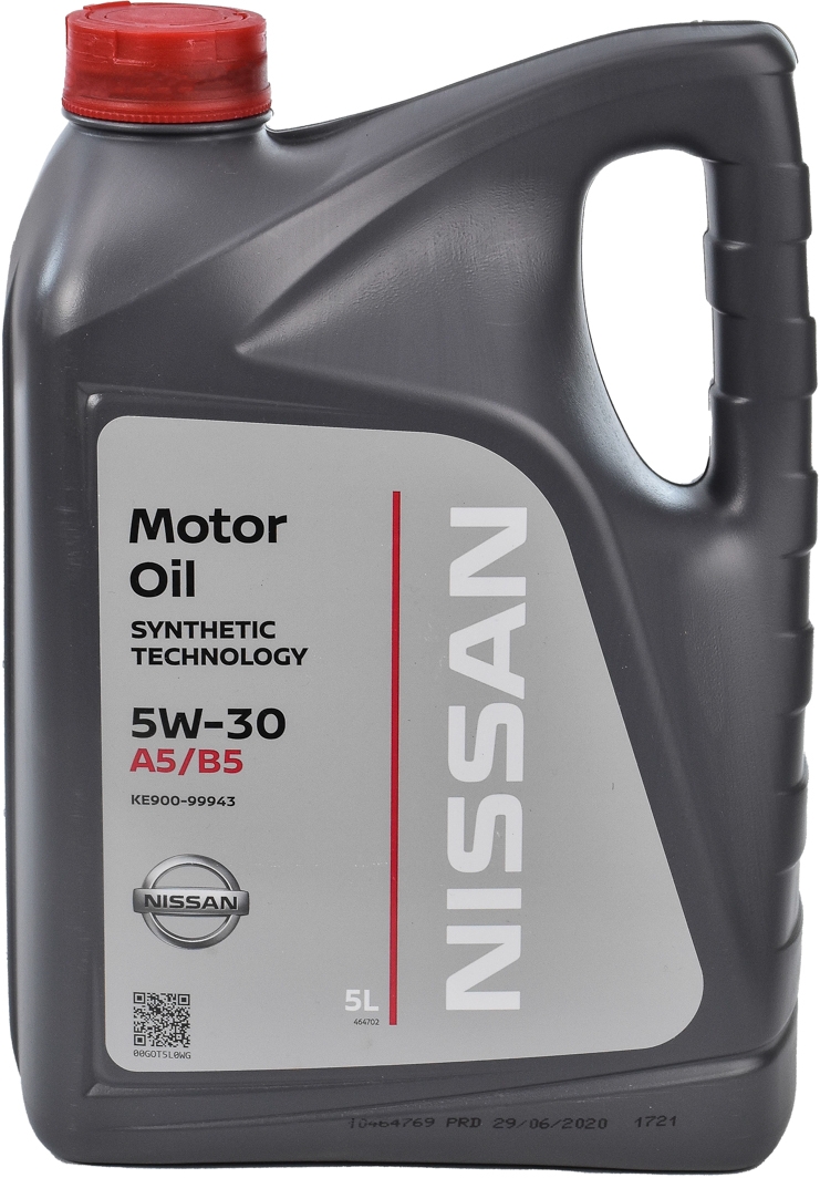 

Моторное масло Nissan A5/B5 5W-30 синтетическое ke90099943