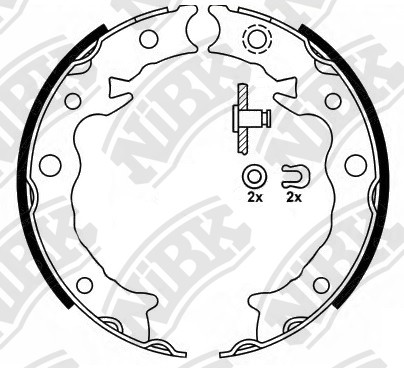 

Nibk fn0685 Тормозные колодки