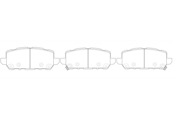 

Nibk pn8812 Тормозные колодки