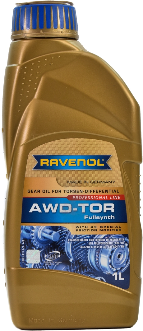 

Трансмиссионное масло Ravenol AWD TOR синтетическое 1211141001