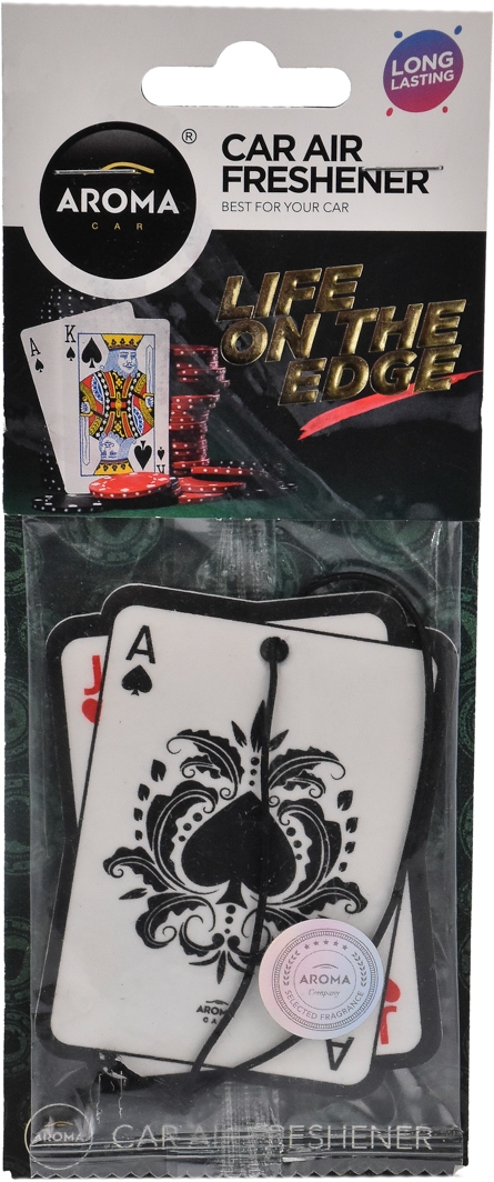 

Ароматизатор Aroma Car Life On The Edge Black Jack 83276