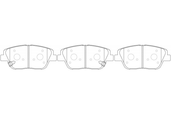 

Nibk PN0536 Тормозные колодки