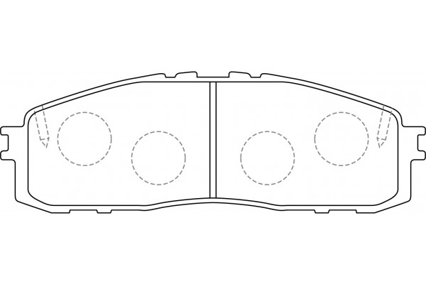 

Nibk PN1142 Тормозные колодки
