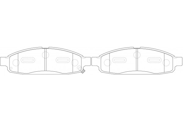 

Nibk PN0428 Тормозные колодки