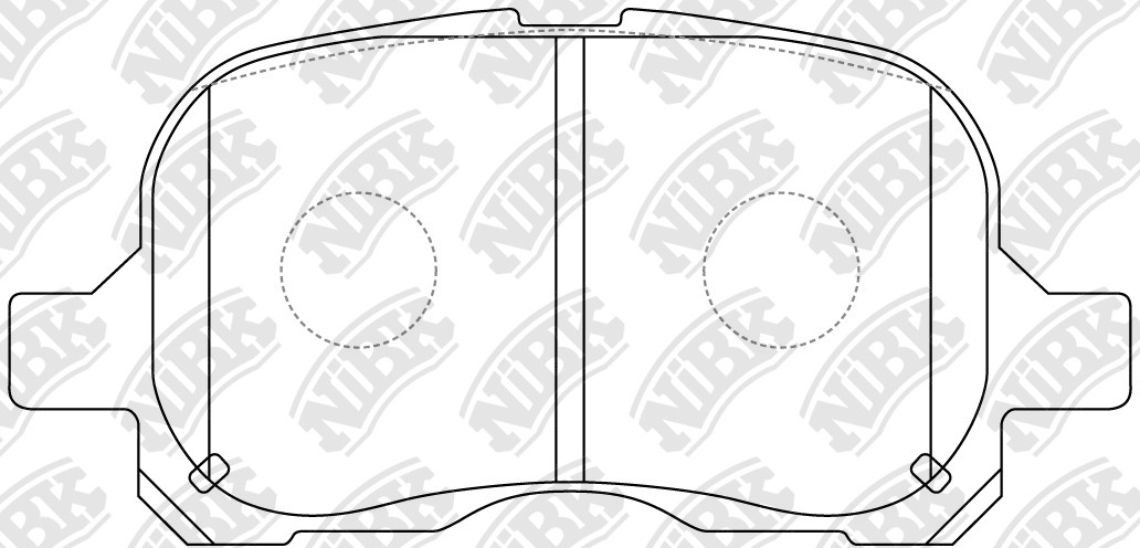 

Nibk PN1302 Тормозные колодки