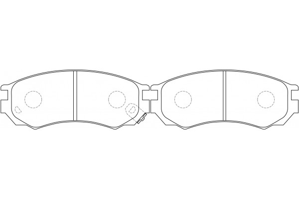 

Nibk PN2268 Тормозные колодки