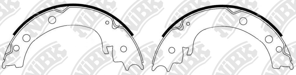 

Nibk FN0662 Тормозные колодки