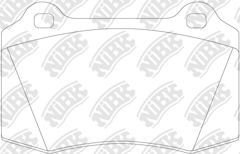 

Nibk PN0202 Тормозные колодки