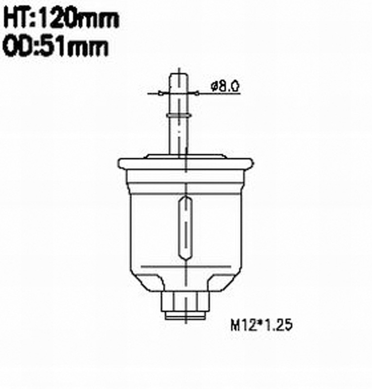 

JS Asakashi FS3211 Топливный фильтр