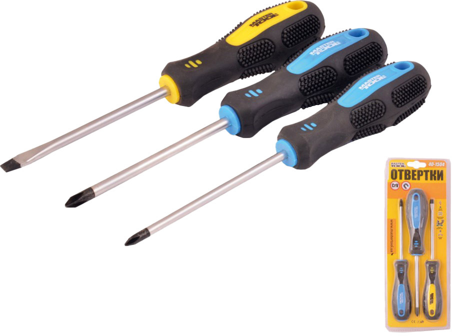 

Набор отверток MasterTool 401504 3 шт.