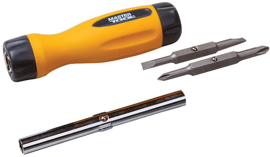 

Отвертка с набором бит MasterTool 400516