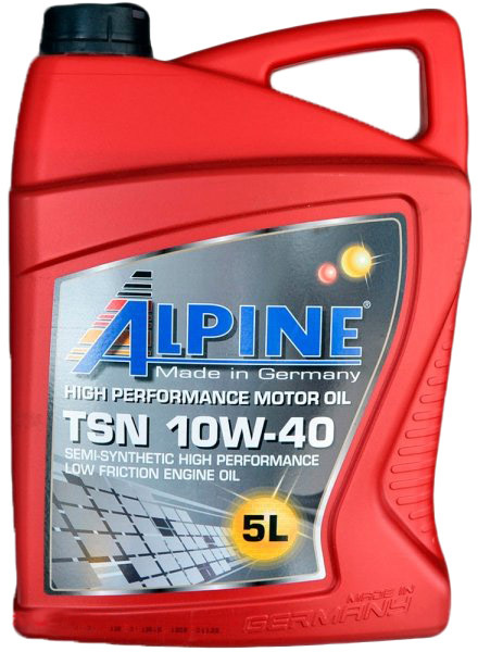 

Моторное масло Alpine TSN 10W-40 полусинтетическое 100132