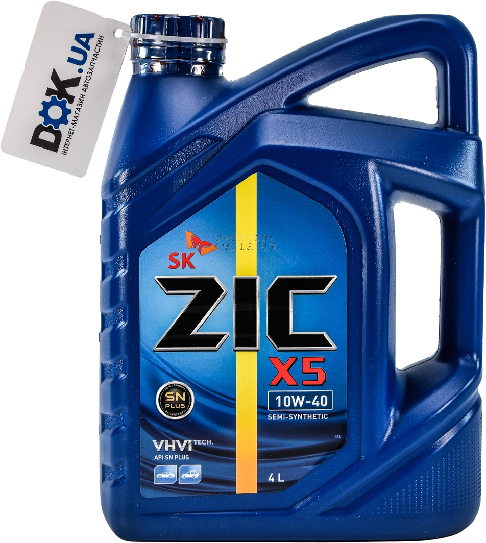 

Моторное масло ZIC X5 10W-40 полусинтетическое 162650