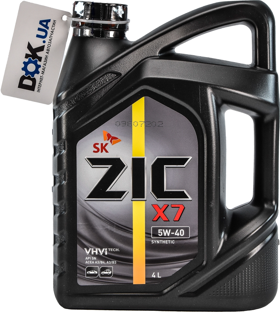 

Моторное масло ZIC X7 5W-40 синтетическое 162662