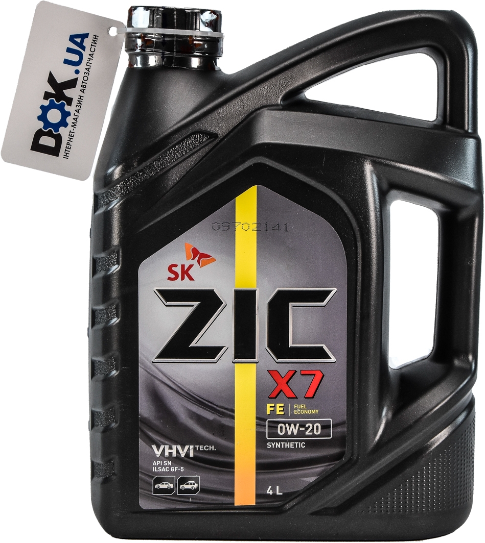 

Моторное масло ZIC X7 0W-20 синтетическое 162617
