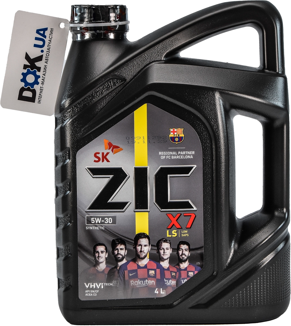 

Моторное масло ZIC X7 LS 5W-30 синтетическое 162619