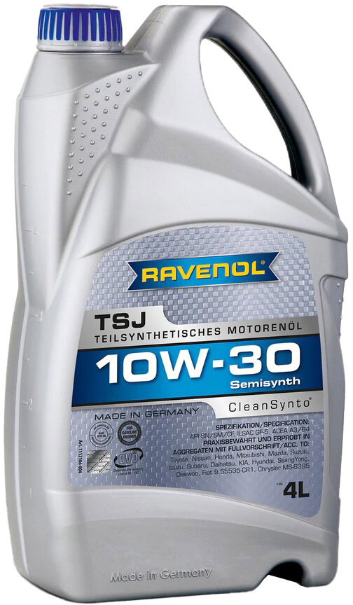 

Моторное масло Ravenol TSJ 10W-30 полусинтетическое 11121064