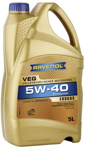 

Моторное масло Ravenol VEG 5W-40 синтетическое 11311005