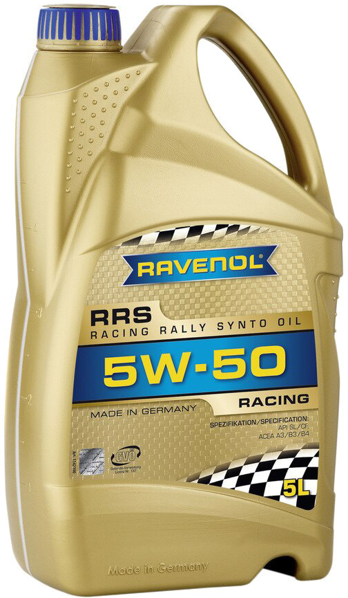 

Моторное масло Ravenol RRS 5W-50 синтетическое 11421005