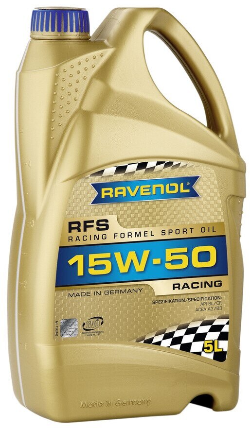 

Моторное масло Ravenol RFS 15W-50 синтетическое 11421055
