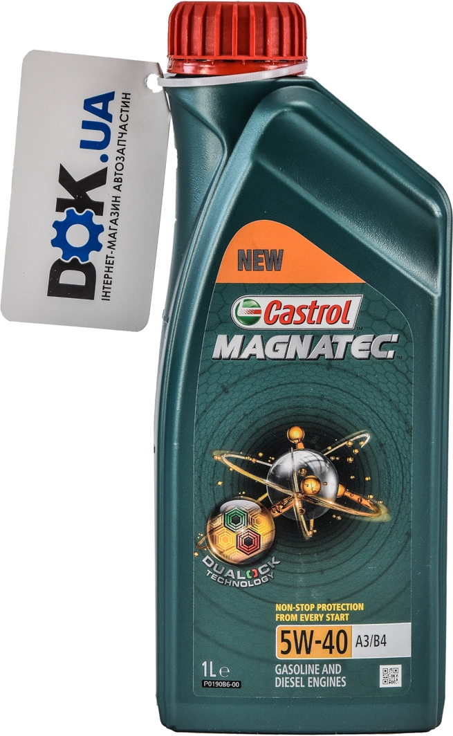 

Моторное масло Castrol Magnatec A3/B4 5W-40 синтетическое CASMAGN5W40A3B44L