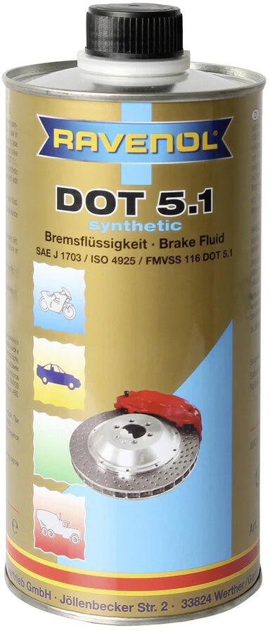 

Тормозная жидкость Ravenol DOT 5.1 ABS 13506021
