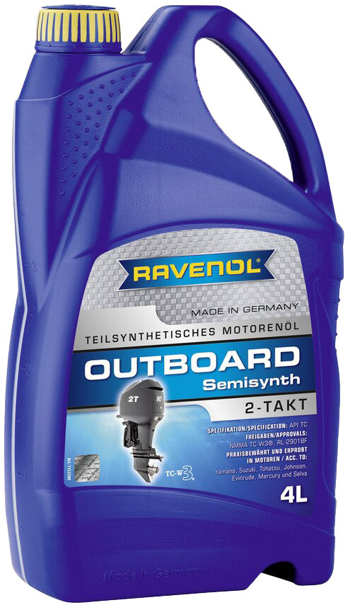 

Моторное масло 2T Ravenol Outboard полусинтетическое 1152200004