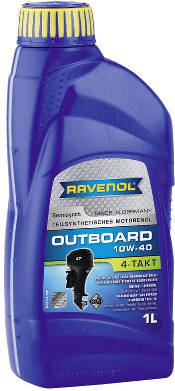 

Моторное масло 4T Ravenol Outboard 10W-40 полусинтетическое 1153204001