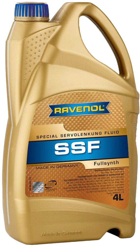 

Трансмиссионное масло Ravenol SSF синтетическое 11811004