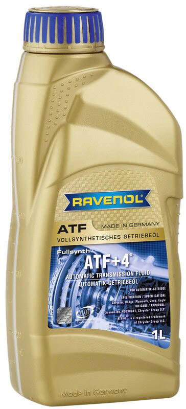 

Трансмиссионное масло Ravenol ATF +4 синтетическое 12111001